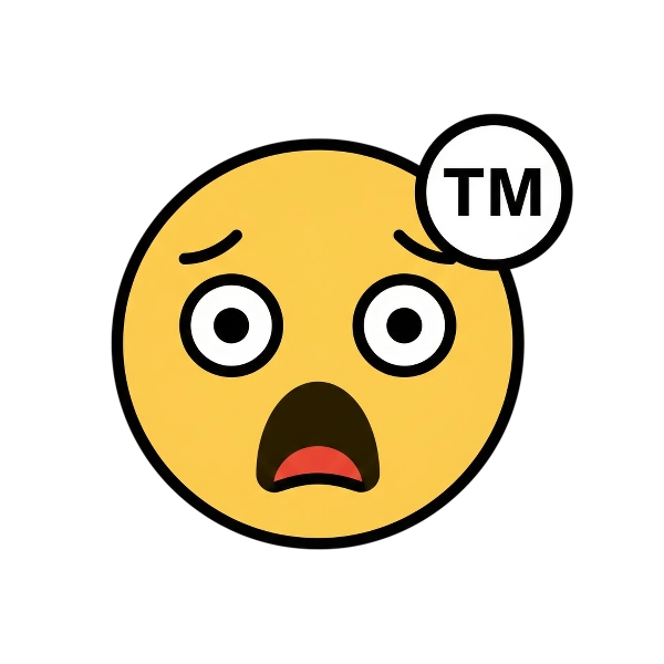 Anguished face and Trade mark