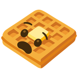 Anguished face and Waffle