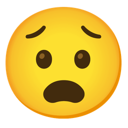 Anguished face and Worried face