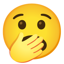 anguished face and yawning face