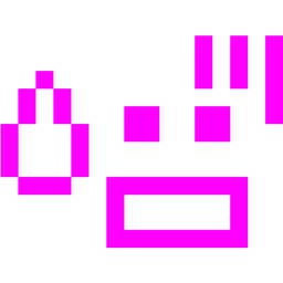 Anxious face with sweat and Alien monster