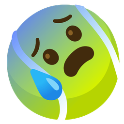 Anxious face with sweat and Tennis