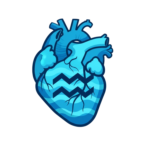 Aquarius and Anatomical heart