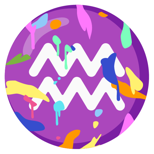 Aquarius and Artist palette