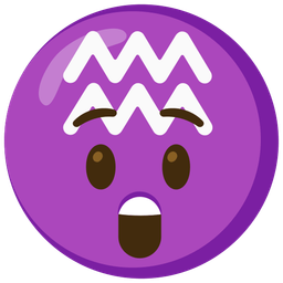 Aquarius and astonished face