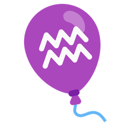 Aquarius and balloon
