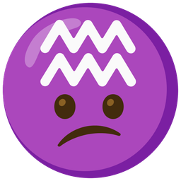 Aquarius and confused face