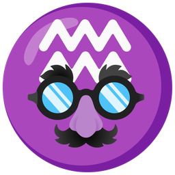 Aquarius and disguised face