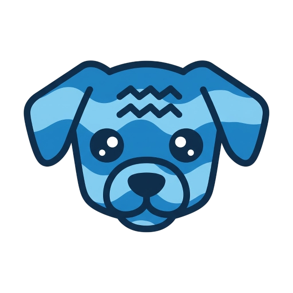 Aquarius and Dog face