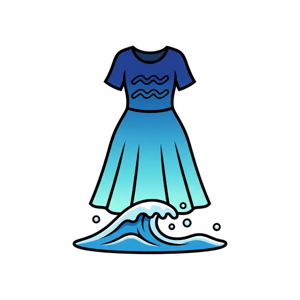 Aquarius and Dress