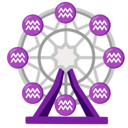 Aquarius and ferris wheel