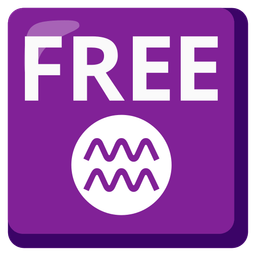 Aquarius and FREE button