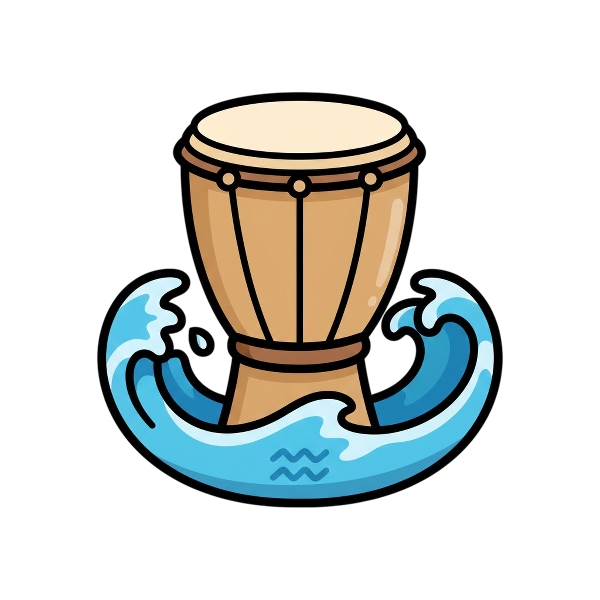 Aquarius and Long drum