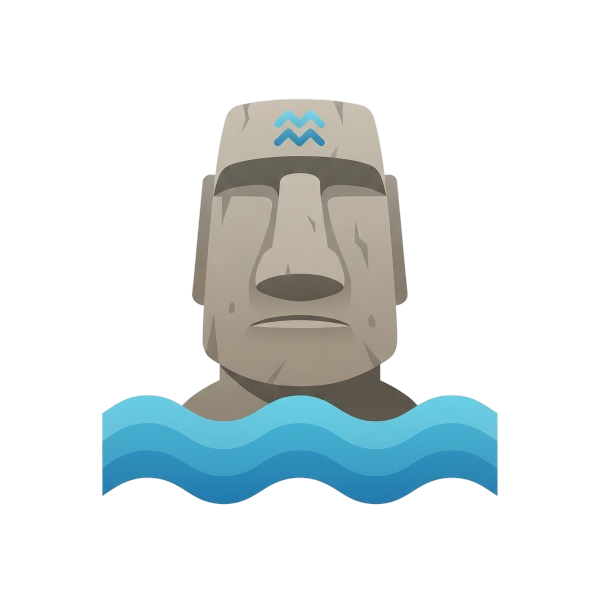Aquarius and Moai