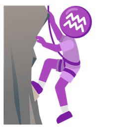 Aquarius and mountain