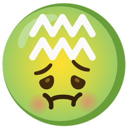 Aquarius and nauseated face