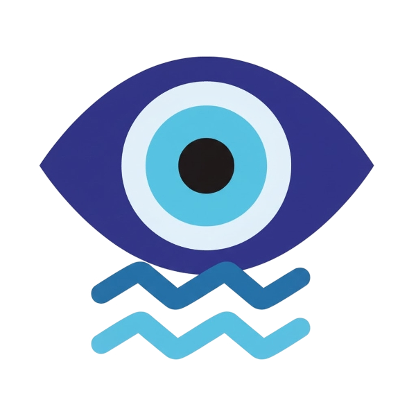 Aquarius and Nazar amulet