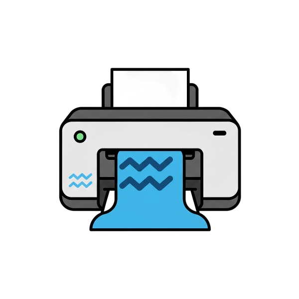 Aquarius and Printer