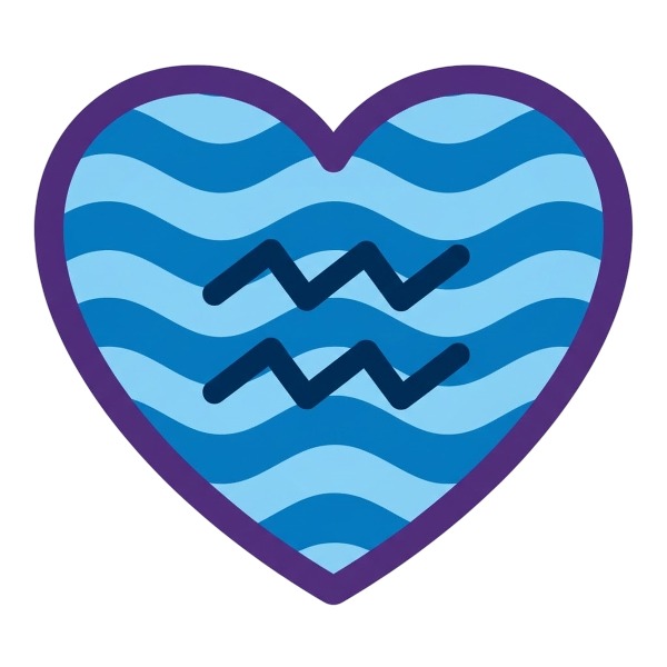 Aquarius and Purple heart