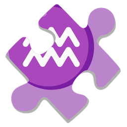 Aquarius and puzzle piece