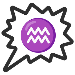 Aquarius and right anger bubble