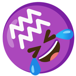 Aquarius and Rolling on the floor laughing