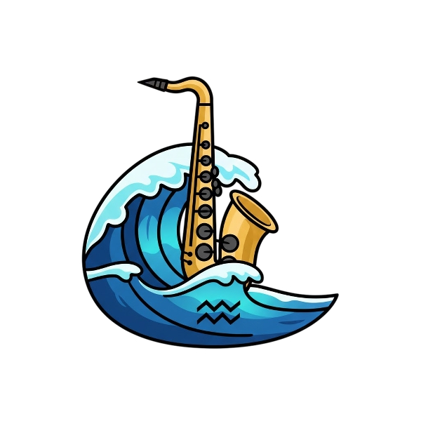 Aquarius and Saxophone