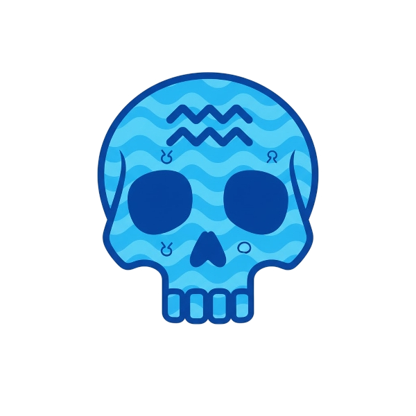 Aquarius and Skull