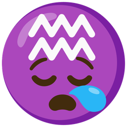 Aquarius and sleepy face