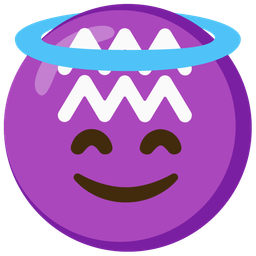 Aquarius and Smiling face with halo