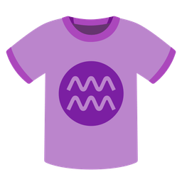 Aquarius and t-shirt