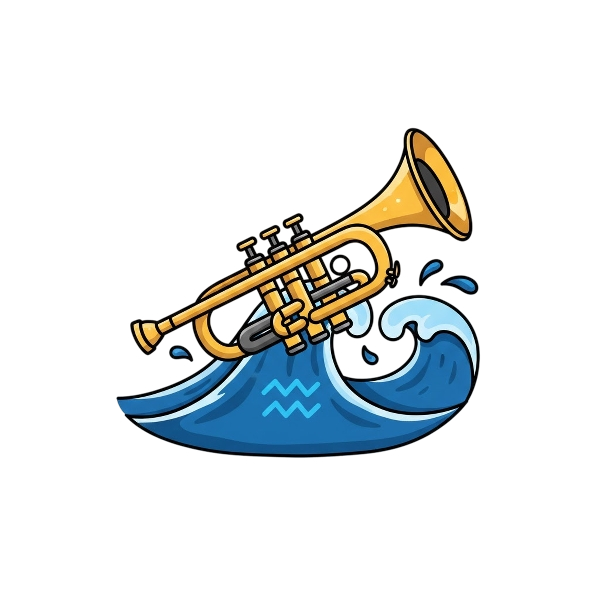 Aquarius and Trumpet