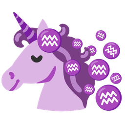 Aquarius and unicorn