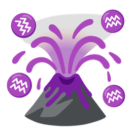 Aquarius and volcano