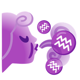 Aquarius and wind face