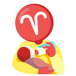 Aries and baby bottle