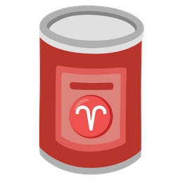 Aries and canned food