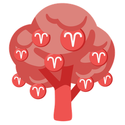 Aries and deciduous tree