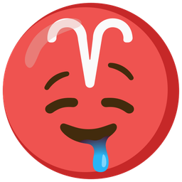 Aries and drooling face