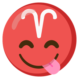 Aries and Face savoring food