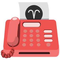 Aries and fax machine