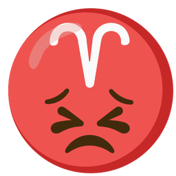 Aries and persevering face