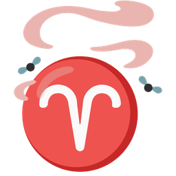 Aries and pile of poo