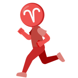 Aries and running shoe