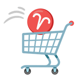 Aries and shopping cart