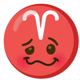 Aries and woozy face