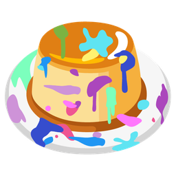 artist palette and custard