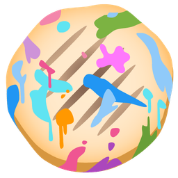 artist palette and flatbread