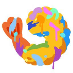 artist palette and fried shrimp