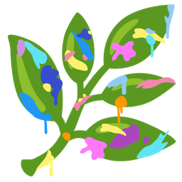 artist palette and herb